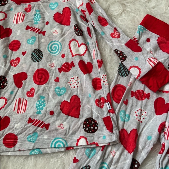 Little Sleepies Butter Soft Valentine’s Pajama Set - Picture 2 of 3